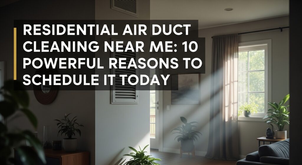 Residential Air Duct Cleaning Near Me