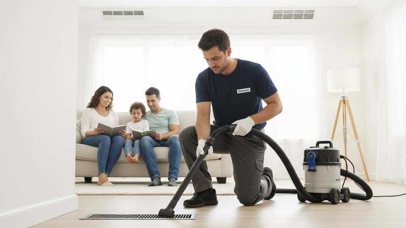 can u stay home when air ducts need cleaning